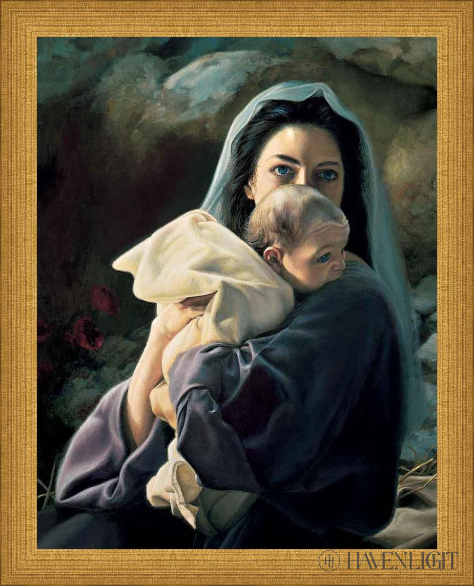 Be It Unto Me Religious Painting by Liz Lemon Swindle - Inspirational Christian Art for Home, Church & Office Decor