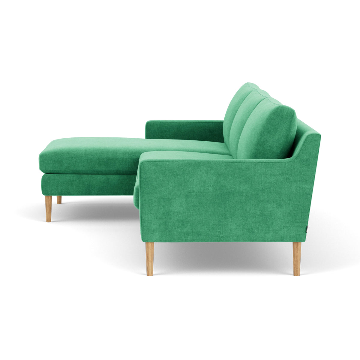 Astha Fabric Left Chaise Sofa - Modern L-Shaped Sectional Couch with Reversible Design for Living Room, Lounge & Home Theater Comfort