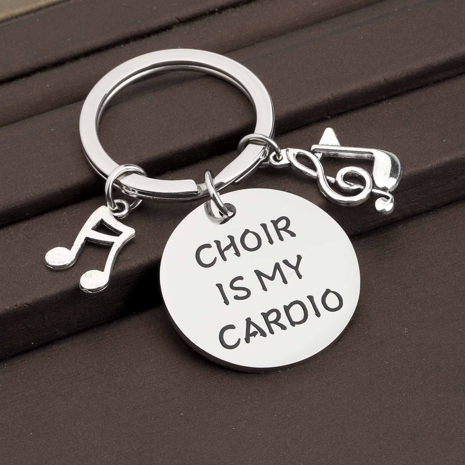 Choir Director Gift Keychain - Music Note Charm for Choir Mom & Choir Lovers - Perfect Choir Member Appreciation Present - Great for Rehearsals, Performances & Music Enthusiasts