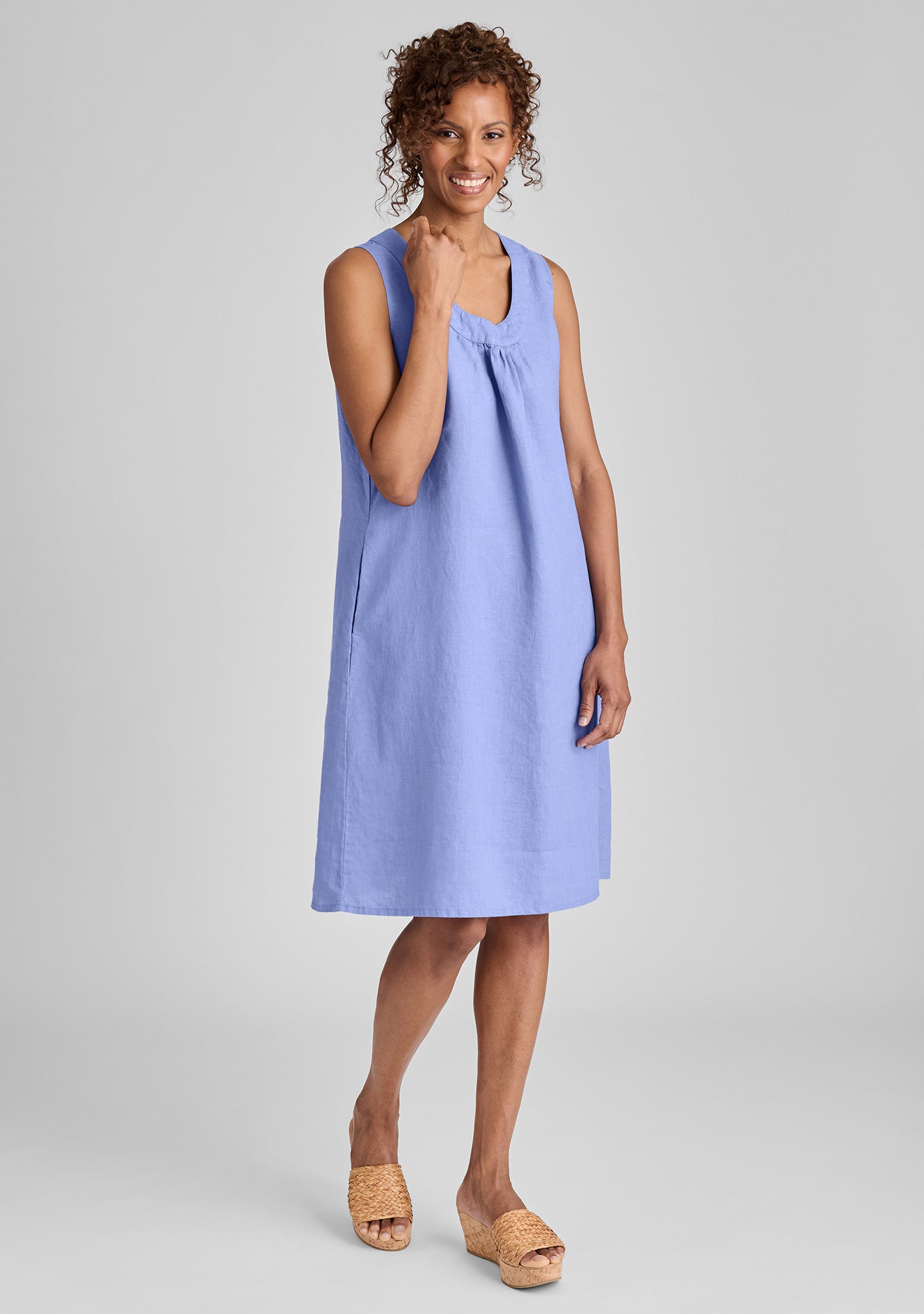 Stylish Linen Shift Dress for Women | Comfortable & Breathable Summer Dress | Perfect for Beach, Office & Casual Outings