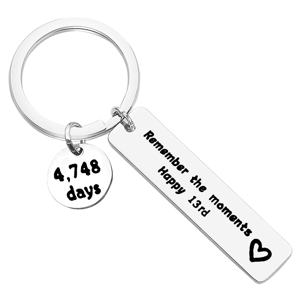 Personalized Birthday Keychain - Custom Engraved 12th 16th 18th 21st 30th 40th 50th Birthday Gift for Her/Him - Perfect for Anniversaries, Graduations & Special Occasions
