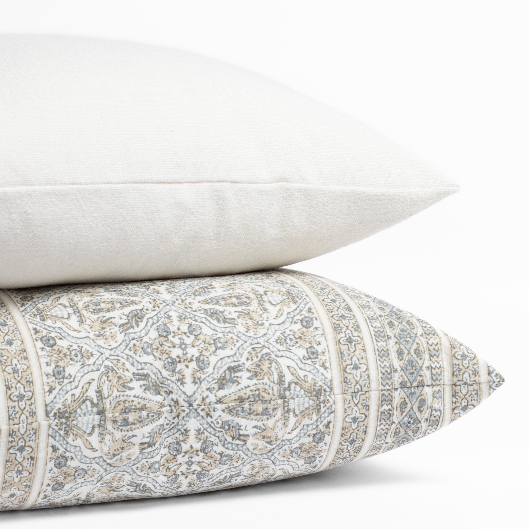 20x20 Linen Pillow Cover - Natural Cotton Decorative Throw Pillow for Sofa, Bed & Home Decor