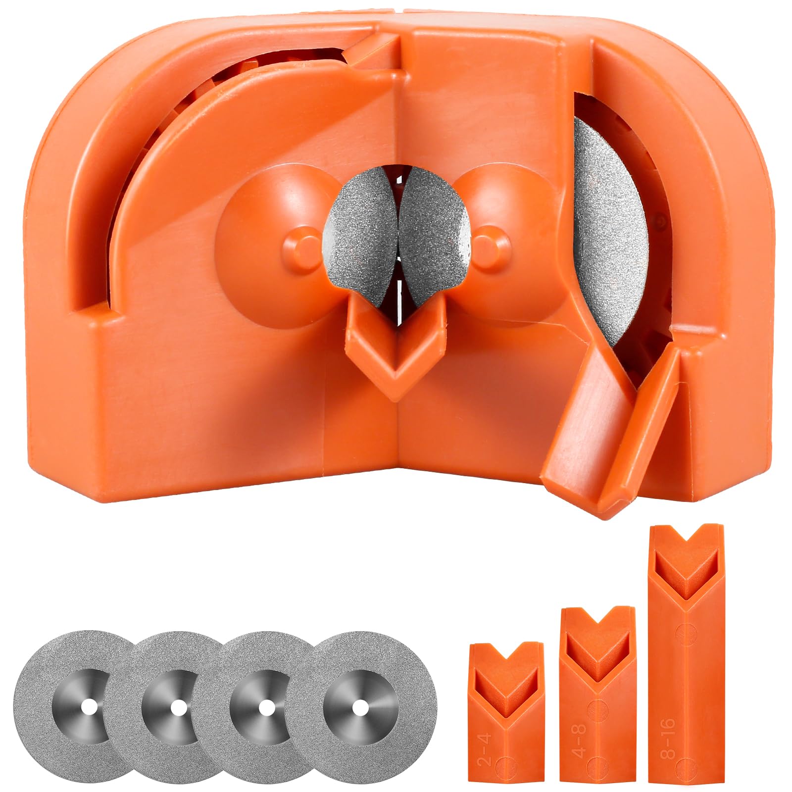 Multipurpose Drill Bit Sharpener & Grinder Tool - Works with Power Drills for HSS, Carbide, Twist & Cobalt Bits | Professional Drill Bit Sharpening Kit for DIY & Workshop Use