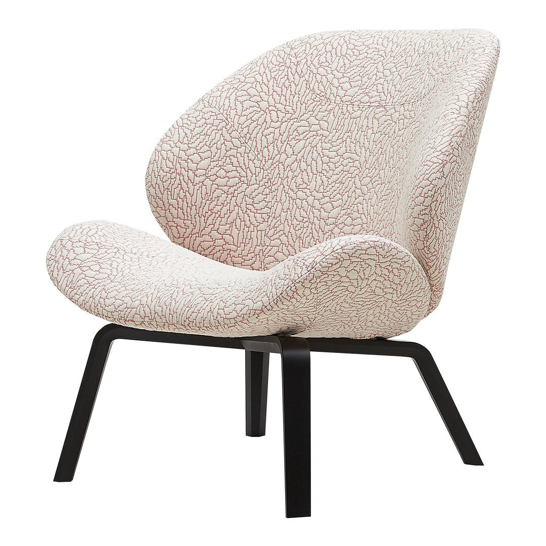 Eden Lounge Chair by Busk Hertzog - Modern Comfortable Accent Chair for Living Room, Bedroom & Patio - Softline Upholstered Relaxation Seating