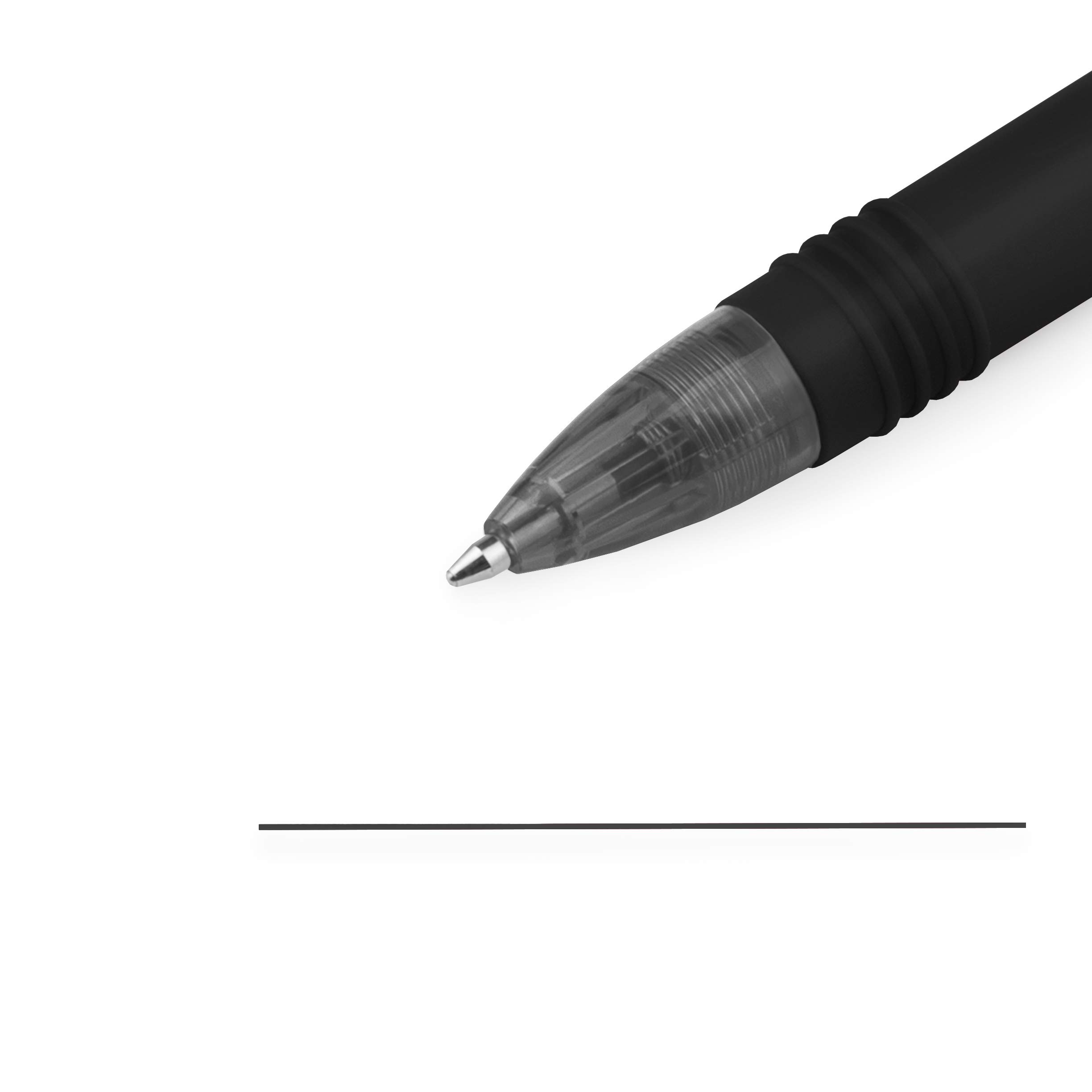 Zebra Z-Grip Smooth Mini Retractable Ballpoint Pens - 1.0mm Fine Point - Black Ink - 12 Pack for Office, School & Everyday Writing Needs