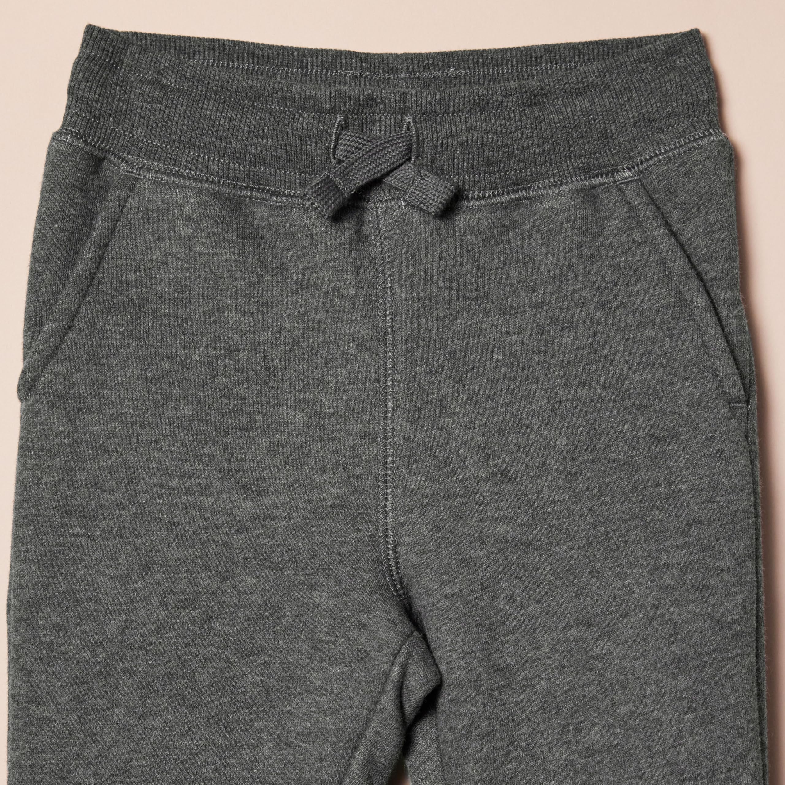 Amazon Essentials Boys and Toddlers' Fleece Jogger Sweatpants - Soft & Comfortable Fleece Pants for Kids, Multipack (2-Pack/3-Pack) - Perfect for Playtime, School, and Lounging at Home
