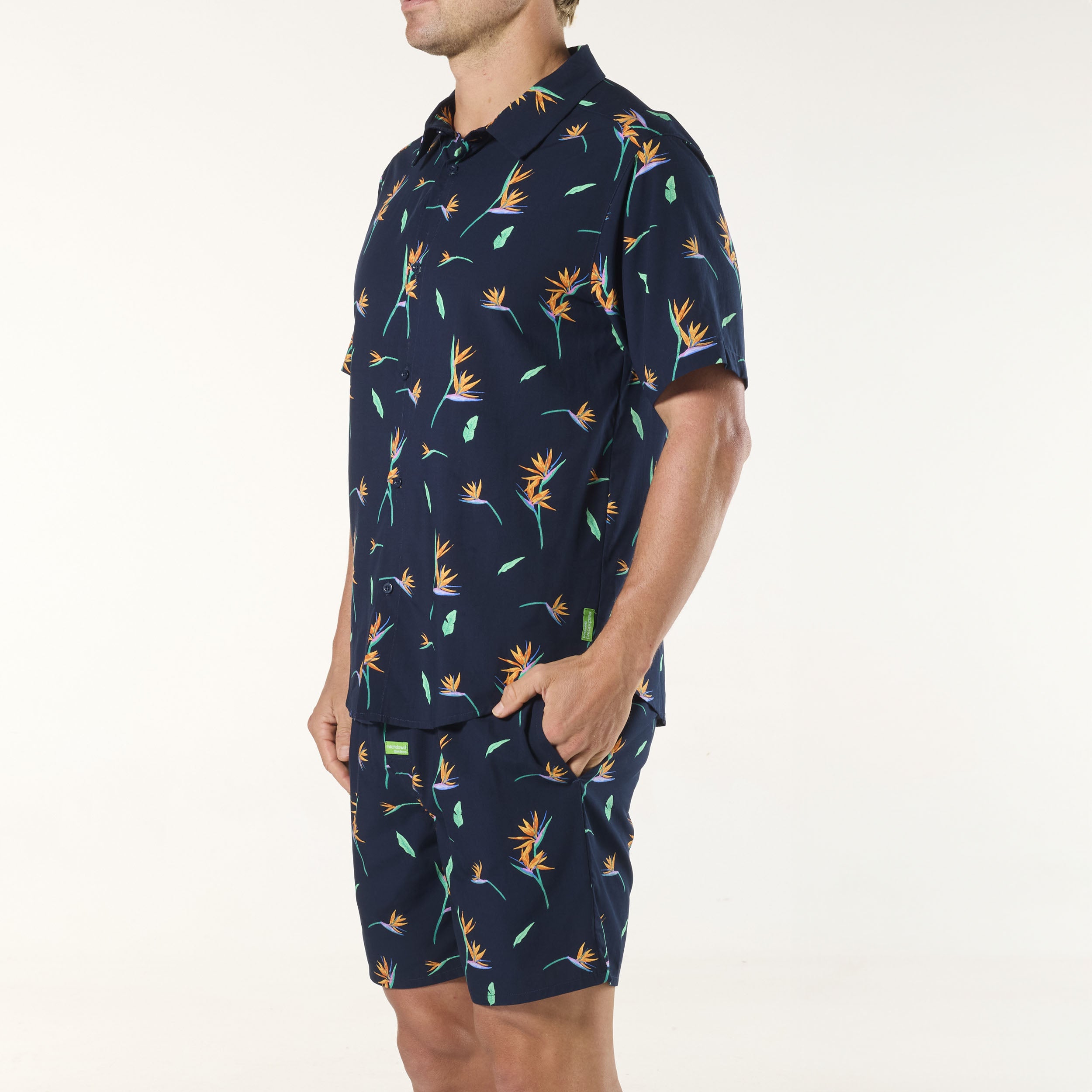 Men's Bamboo Pajama Set - Soft & Breathable Sleepwear for Comfortable Nights | Navy Blue Loungewear for Relaxing at Home