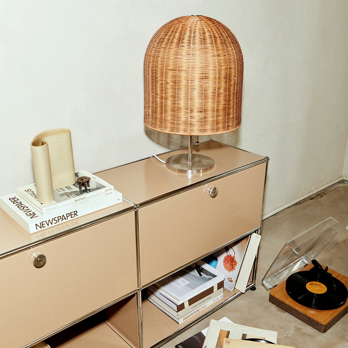 Ellison Studios Modern Bell Table Lamp - Stylish Bedside & Living Room Lighting for Home Decor - Perfect for Bedroom, Office, and Reading Nook