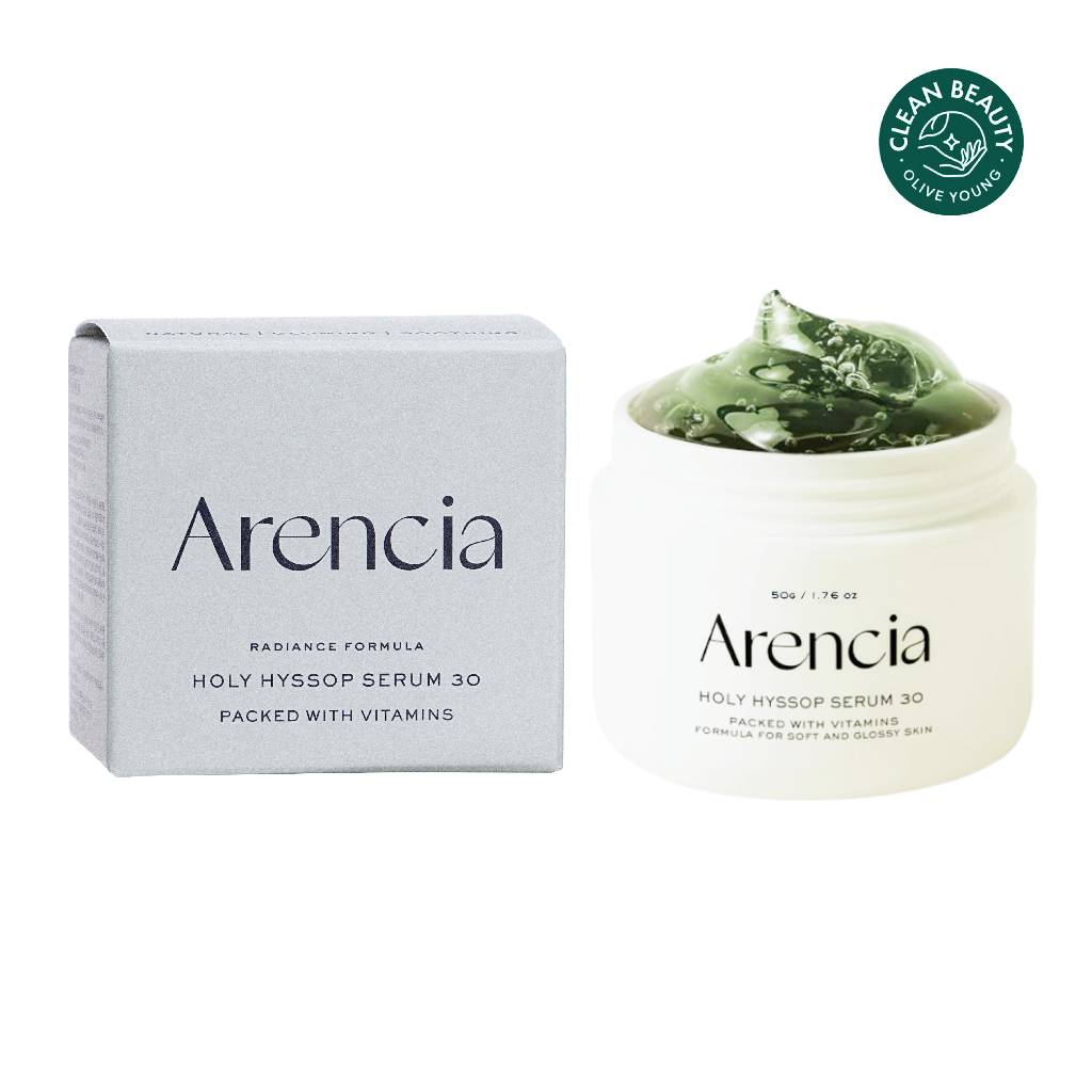 Arencia Holy Hyssop Serum - 30ml/50g Anti-Aging Face Serum with Natural Ingredients for Glowing Skin | Perfect for Night Routine & Daily Skincare Regimen