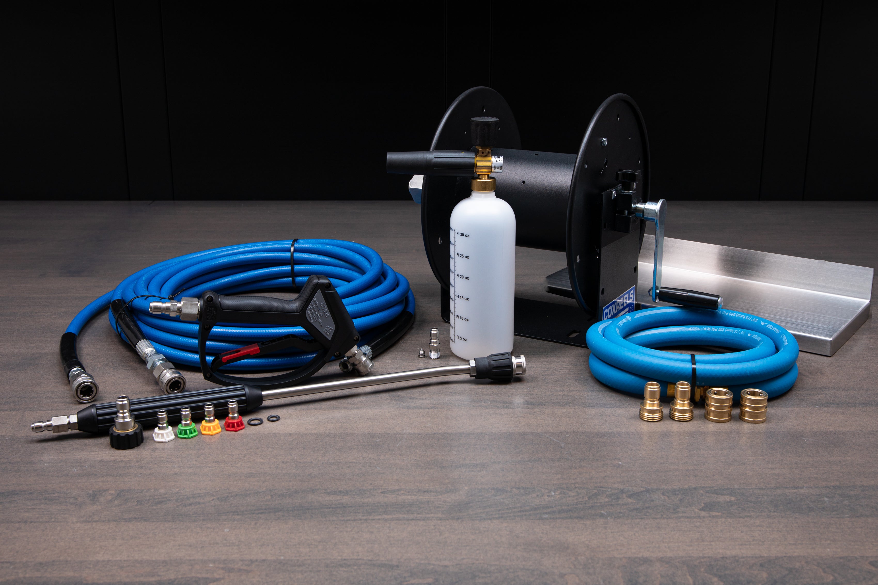 AR Blue Clean Pro Line Wall Mount Accessory Kit for Pressure Washers - Perfect for Garage, Driveway & Outdoor Cleaning