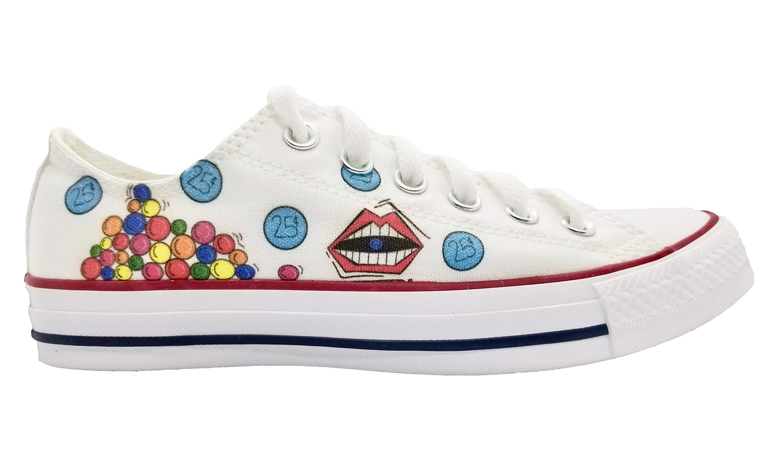 Women's White Low Top Sneakers - Fashionable Casual Shoes for Walking, Running & Everyday Wear | Comfortable & Stylish Design for Women