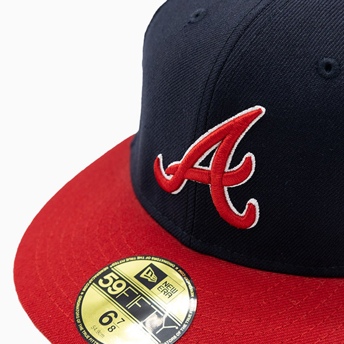 Atlanta Braves MLB 59FIFTY Fitted Baseball Cap - Official New Era Snapback Hat for Men & Women - Perfect for Games, Collecting & Everyday Wear