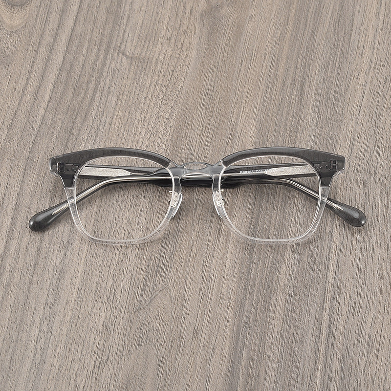 Stylish Acetate Square Glasses Frames 8185 - Trendy Eyewear for Men & Women - Perfect for Office, Reading & Fashion Accessories