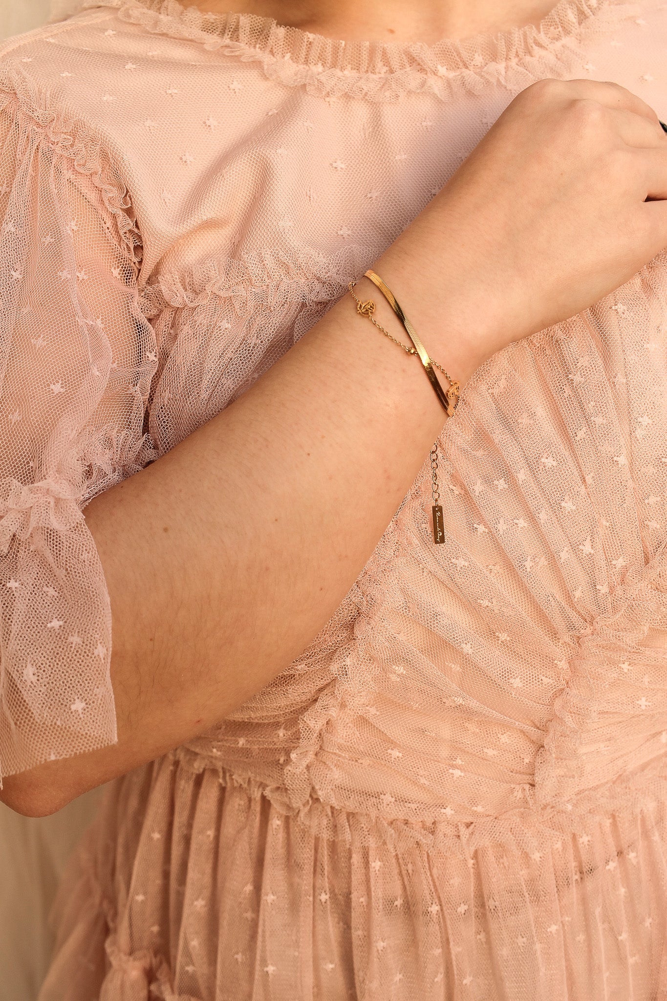 Anne Bracelet - Elegant & Dainty Gold Plated Charm Bracelet for Women | Perfect for Everyday Wear, Gifts & Special Occasions