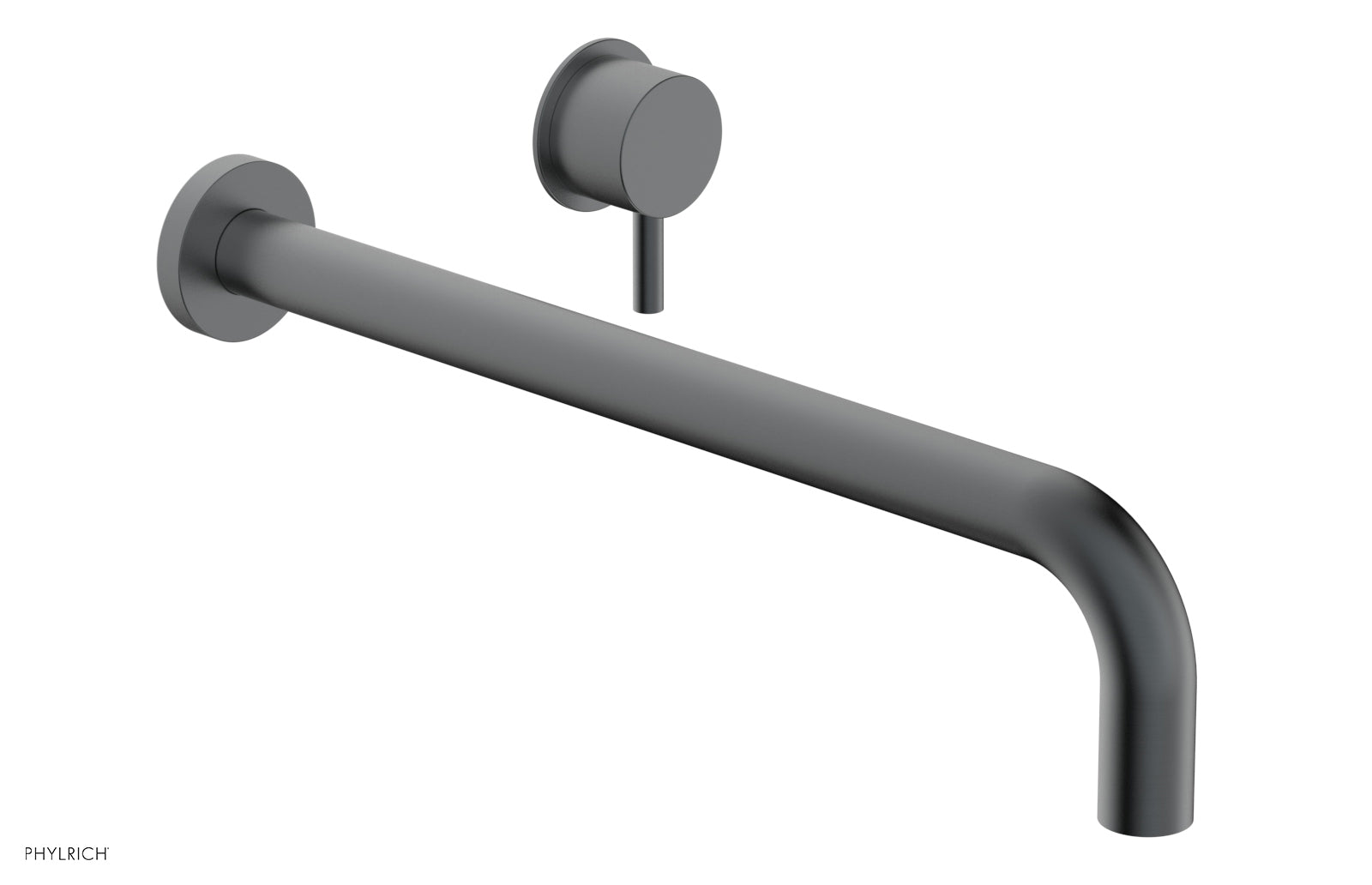 Basic II 14 Single Handle Wall Mount Lavatory Faucet Set with Lever Handle - 230 15 14 - Perfect for Bathroom Sink, Powder Room, and Guest Bath Installation