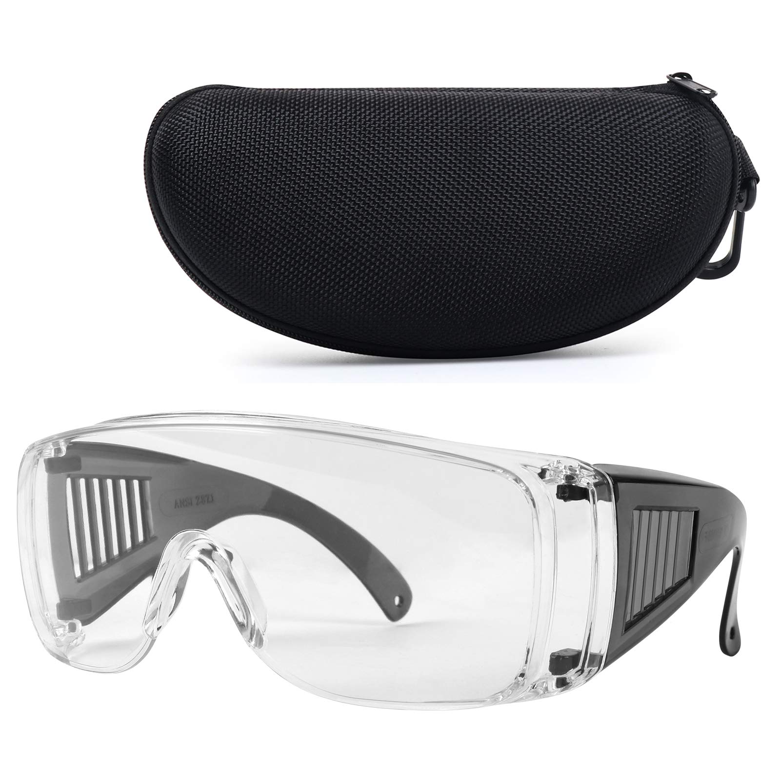 OTG Shooting Glasses Over Prescription Eyeglasses - Anti-Fog Safety Glasses for Hunting, Shooting & Outdoor Activities