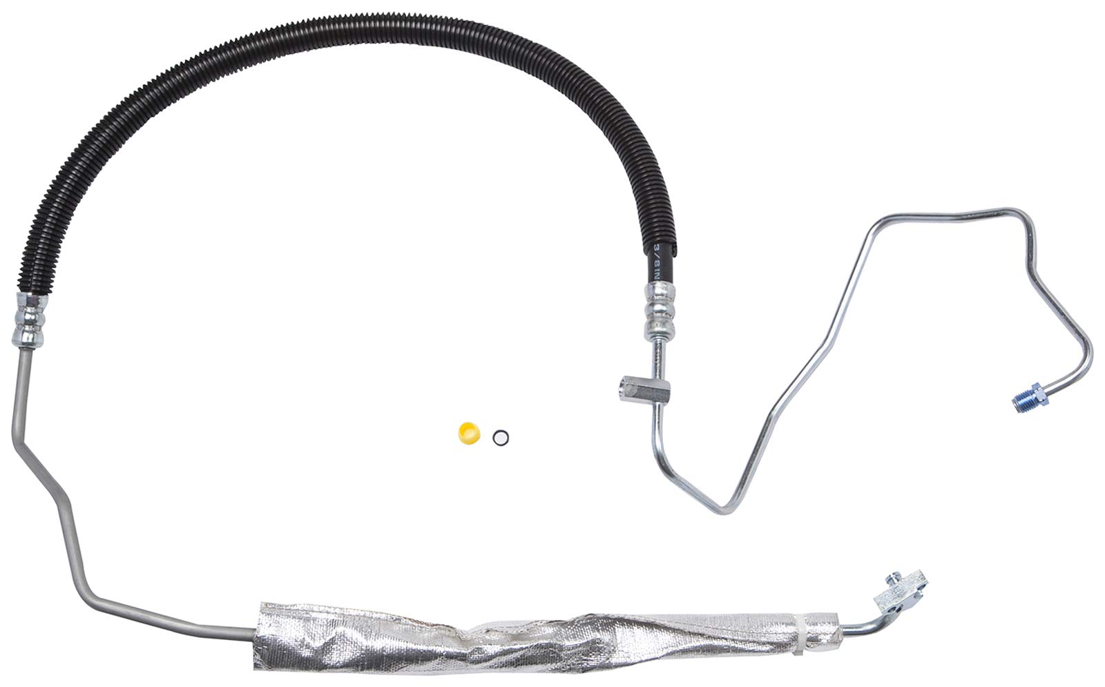 Gates 370030 Power Steering Pressure Line Hose Assembly - High Performance Replacement for Smooth Steering - Perfect for Ford, Chevy, Dodge Trucks & SUVs
