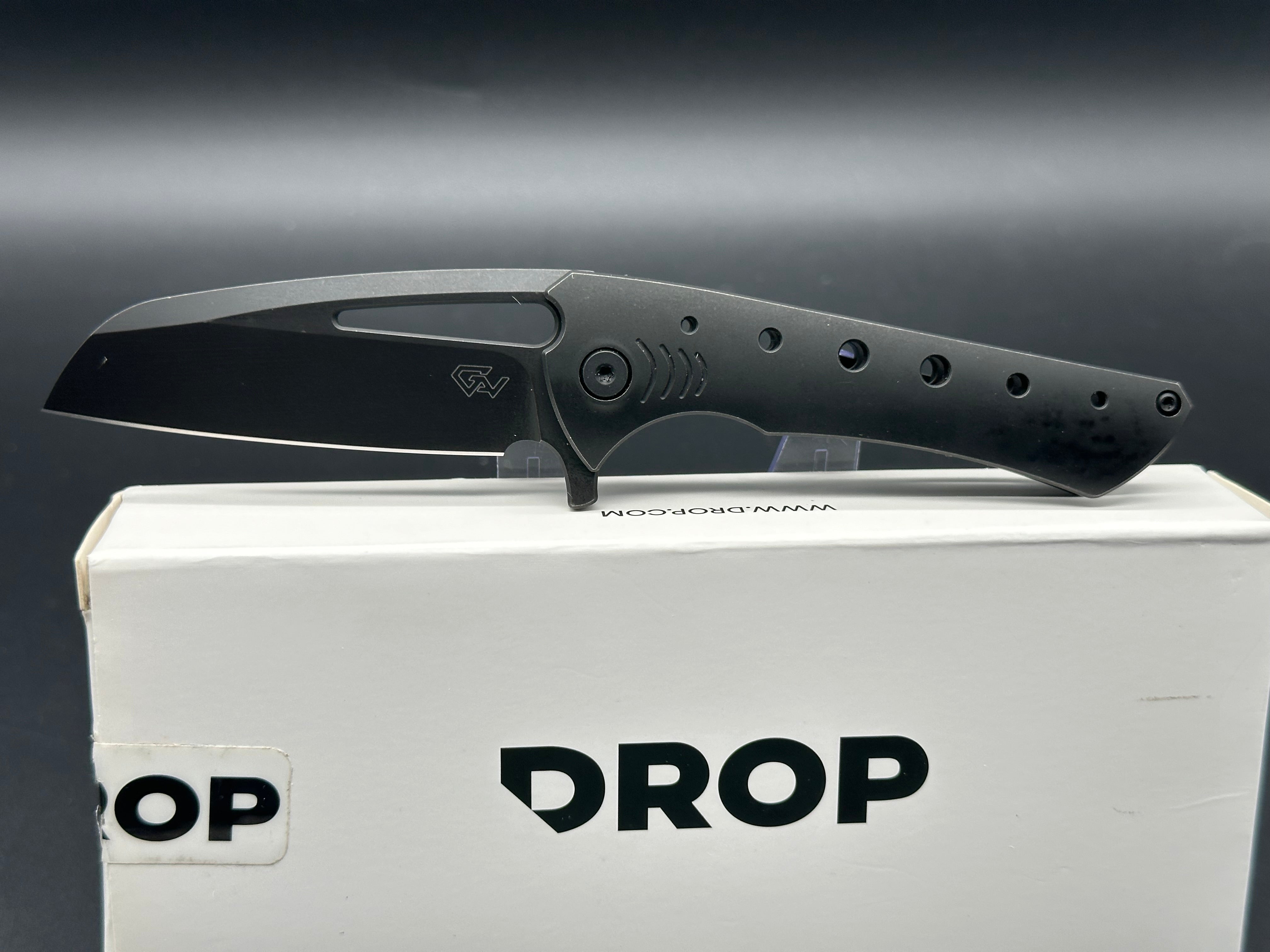Gavko Nurse Black Titanium Folding Pocket Knife - EDC Utility Tool for Camping, Hiking & Outdoor Adventures