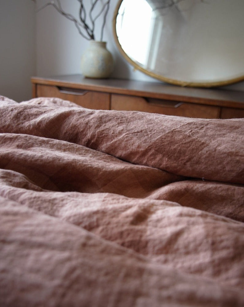 Premium Linen Flat Sheet - 100% Natural Breathable Bed Sheet for Comfortable Sleep | Ideal for Home, Hotel, and Airbnb Use
