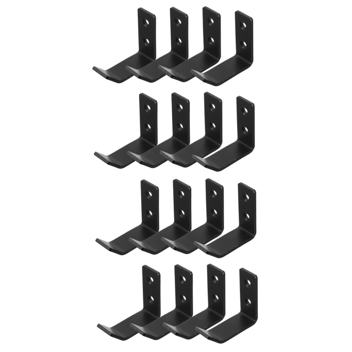 16 Pcs Stainless Steel Jack Stand Hangers - Heavy Duty Garage Storage Hooks for Wall Mounting | Perfect for Organizing Tools, Bikes, Ladders & More in Garage, Workshop or Shed