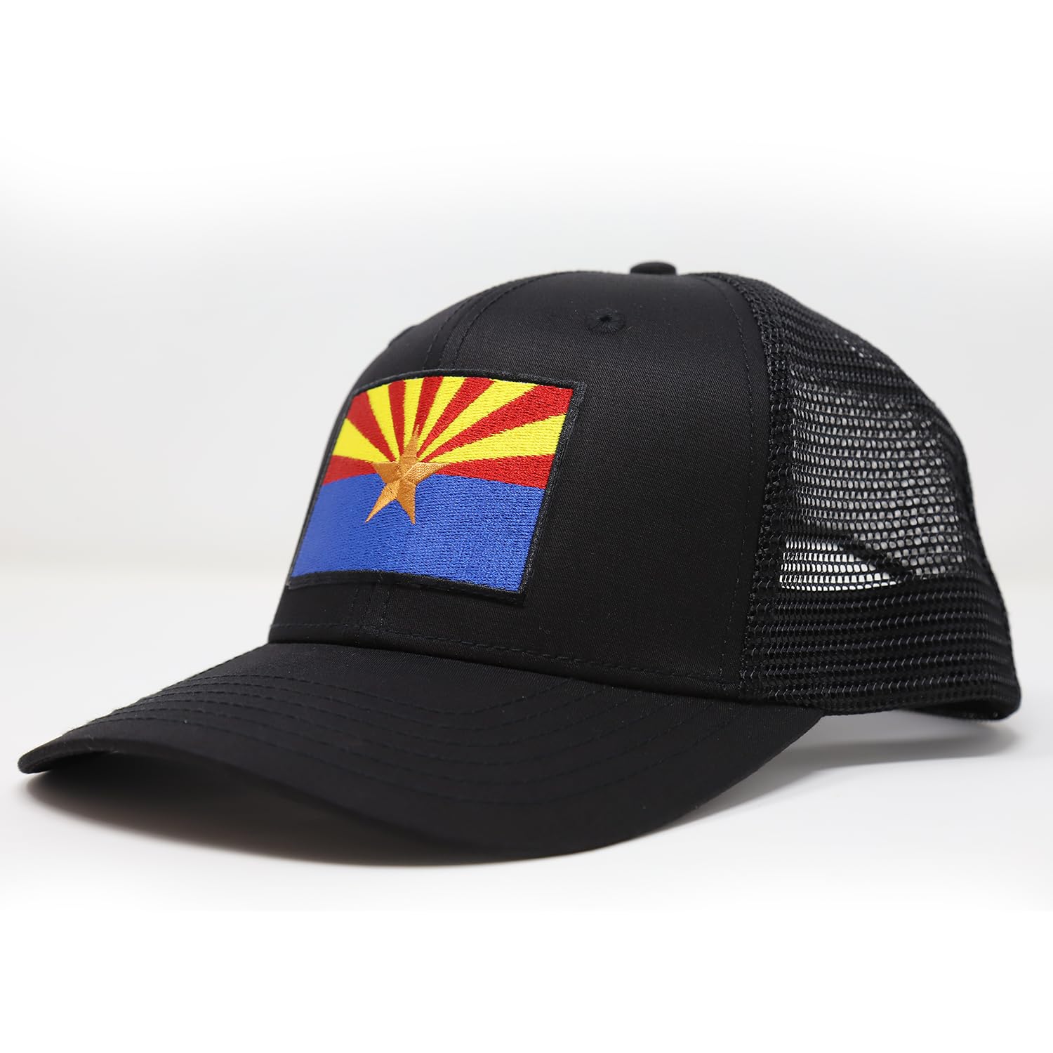 Arizona Flag Snapback Trucker Hat - Premium Adjustable Baseball Cap for Men & Women - Perfect for Outdoor Activities, Sports, and Casual Wear
