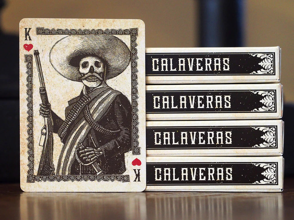 Premium Calaveras Playing Cards - Unique Skull-Themed Deck for Poker, Magic Tricks & Collectors | Perfect for Game Nights, Gifts & Halloween Parties