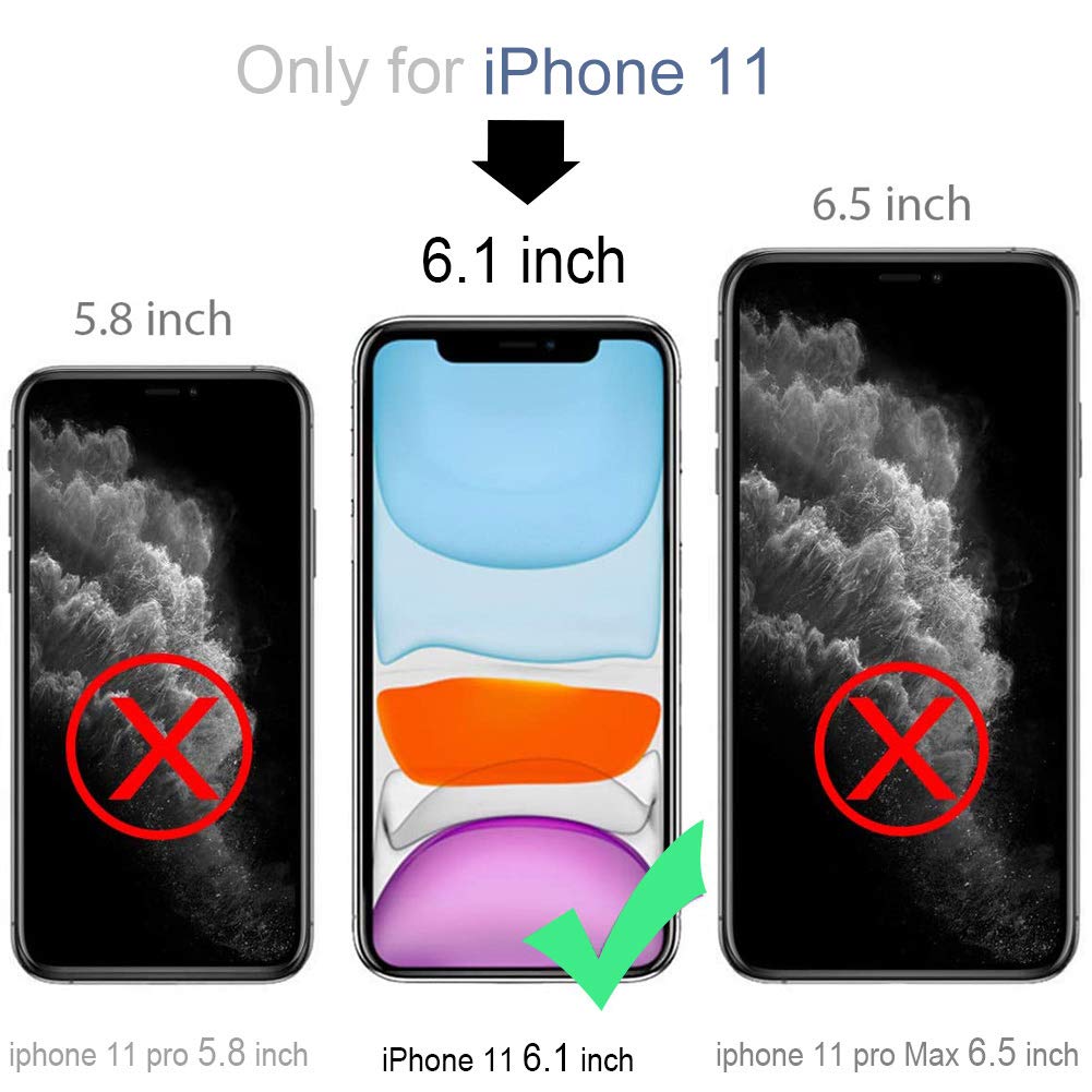**Waterproof Shockproof Case for iPhone 11 (6.1 Inch) - Full Body Rugged Protection with Screen Protector, Dustproof & Underwater Safe (Navy Blue) - Perfect for Swimming, Hiking & Outdoor Adventures**