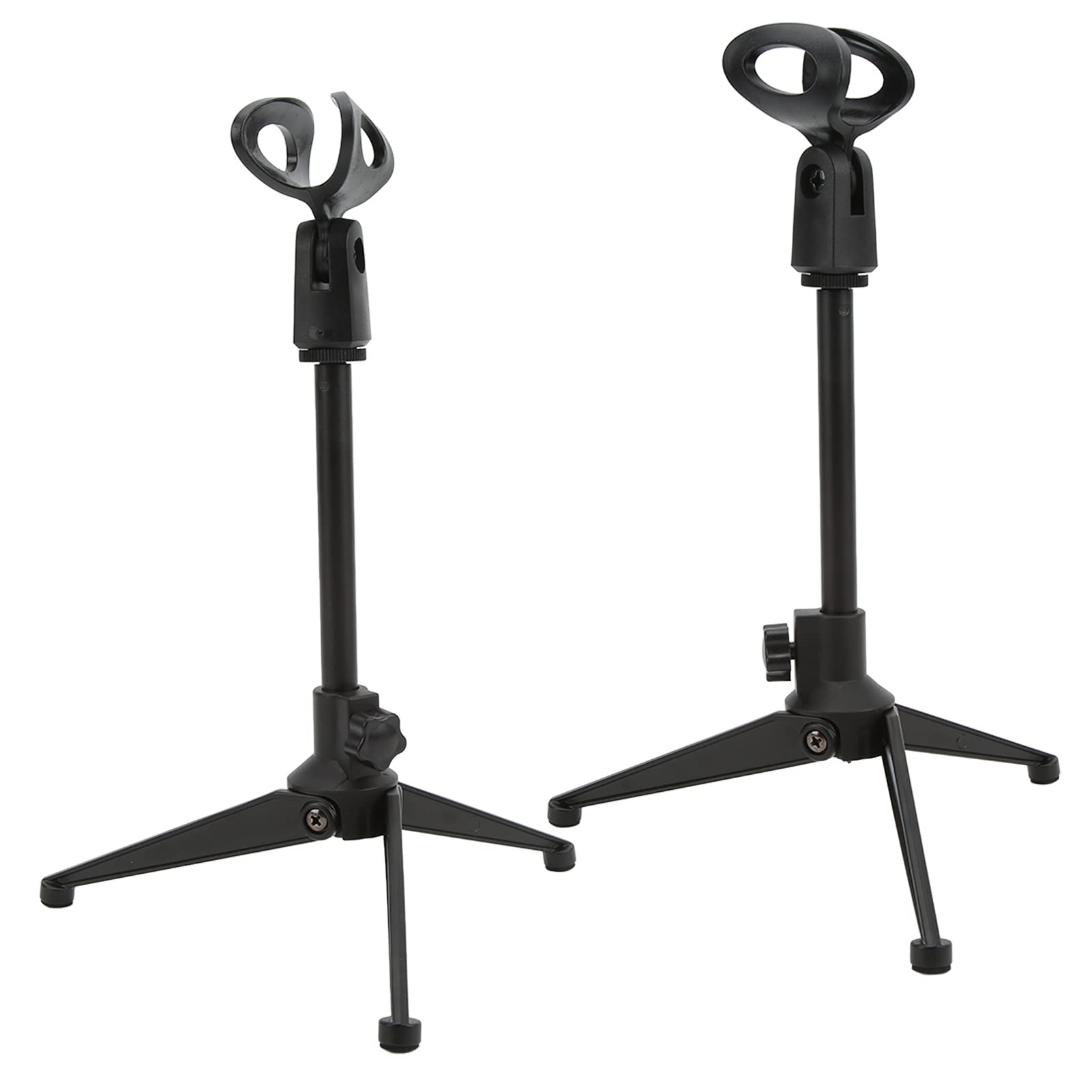Adjustable Microphone Stand with Anti-Skid Base - Height Adjustable Desk Mic Stand Tripod for Streaming, Podcasting & Live Broadcasting - Perfect for Home Studio, Gaming Setup & Online Meetings