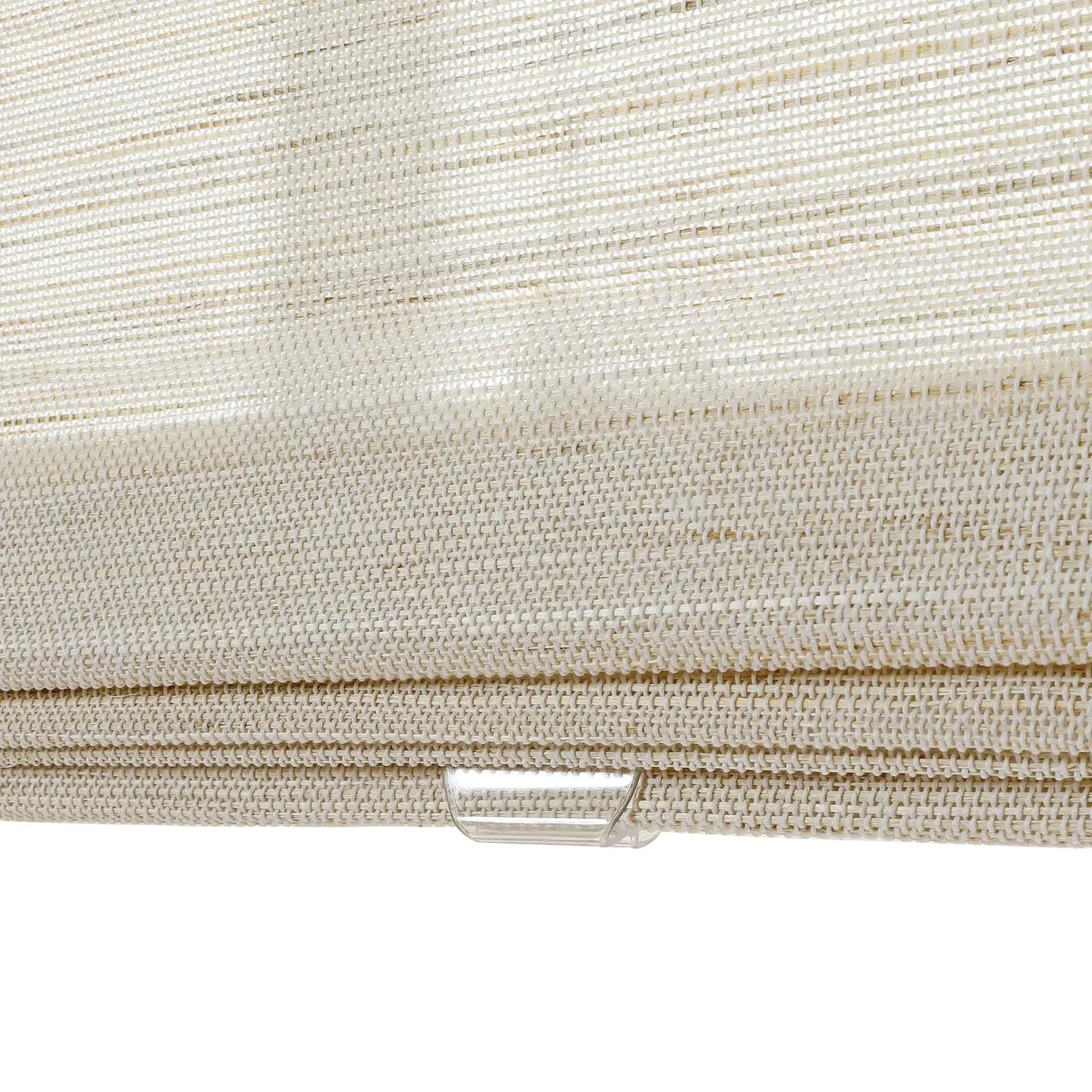 Natural Ramie Bamboo Woven Window Shade - Eco-Friendly White Wall Decor for Living Room & Bedroom
