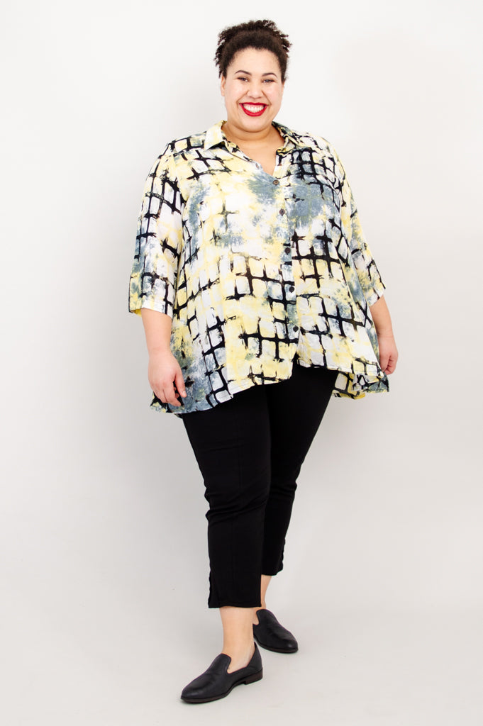 Peruva Women's Boxy Sun Top - Casual Loose Fit Short Sleeve Blouse for Summer Outfits & Beach Wear