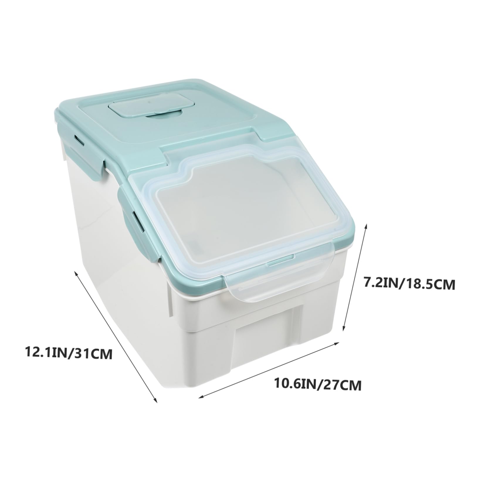 1pc Airtight Pet Food Storage Bucket with Lid - Dog & Cat Food Container, Treat Dispenser, Grain Storage Bin - BPA-Free PP Plastic for Freshness - Perfect for Kitchen, Pantry, Travel & Pet Feeding Station