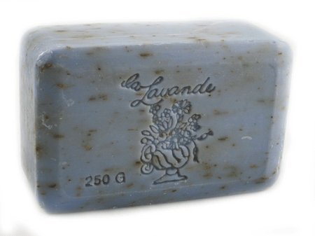 Lavender Flower Soap Bar 250g - Handmade in France with Natural Ingredients by La Lavande | Moisturizing & Aromatherapy for Relaxation & Skin Care