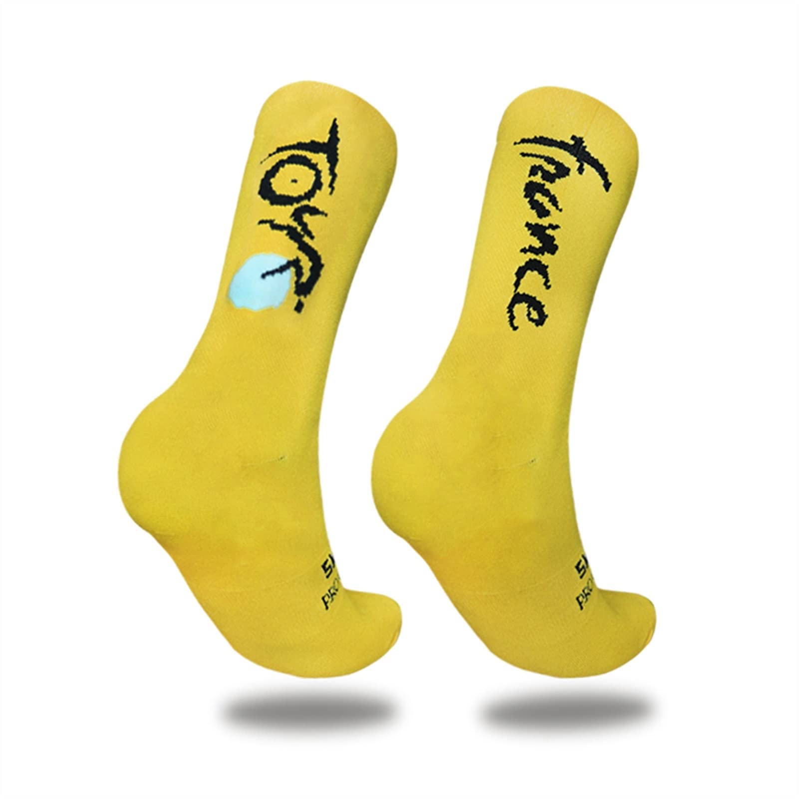 **Breathable Compression Cycling Socks for Men & Women - Colorful Striped Bike Riding Socks for Sports & Outdoor Activities - Perfect for Road Biking, Mountain Biking & Gym Workouts**