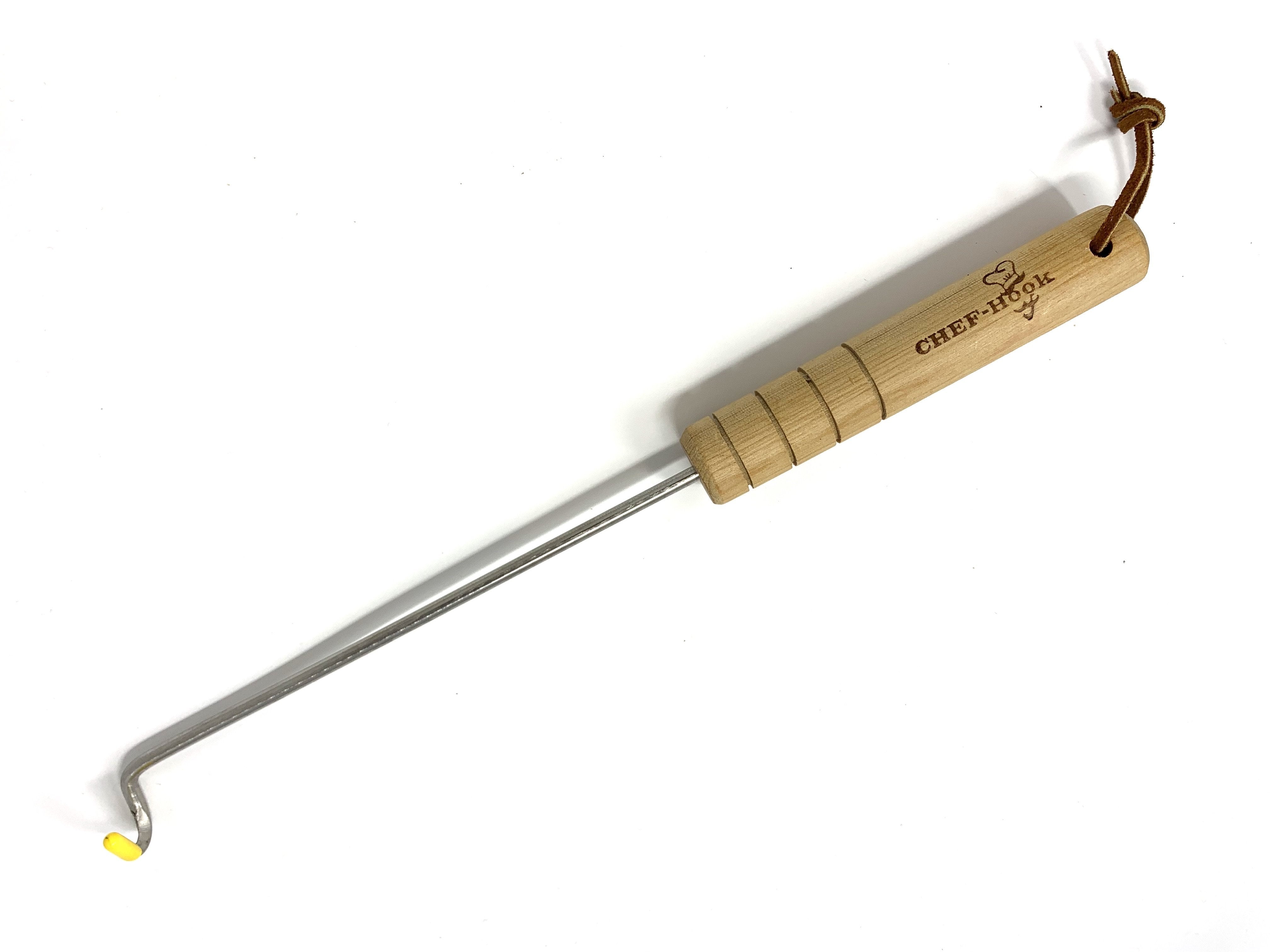 DeMars Foods Original Chef Hook - Small Stainless Steel Kitchen Utensil for Hanging Pots, Pans & Cooking Tools - Perfect for Home & Restaurant Use