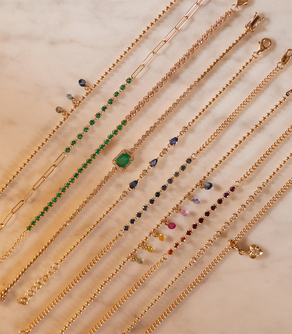 14K Gold Ball Chain Bracelet for Bridesmaids - Elegant & Dainty Jewelry Gift for Wedding Party, Bachelorette, and Special Occasions