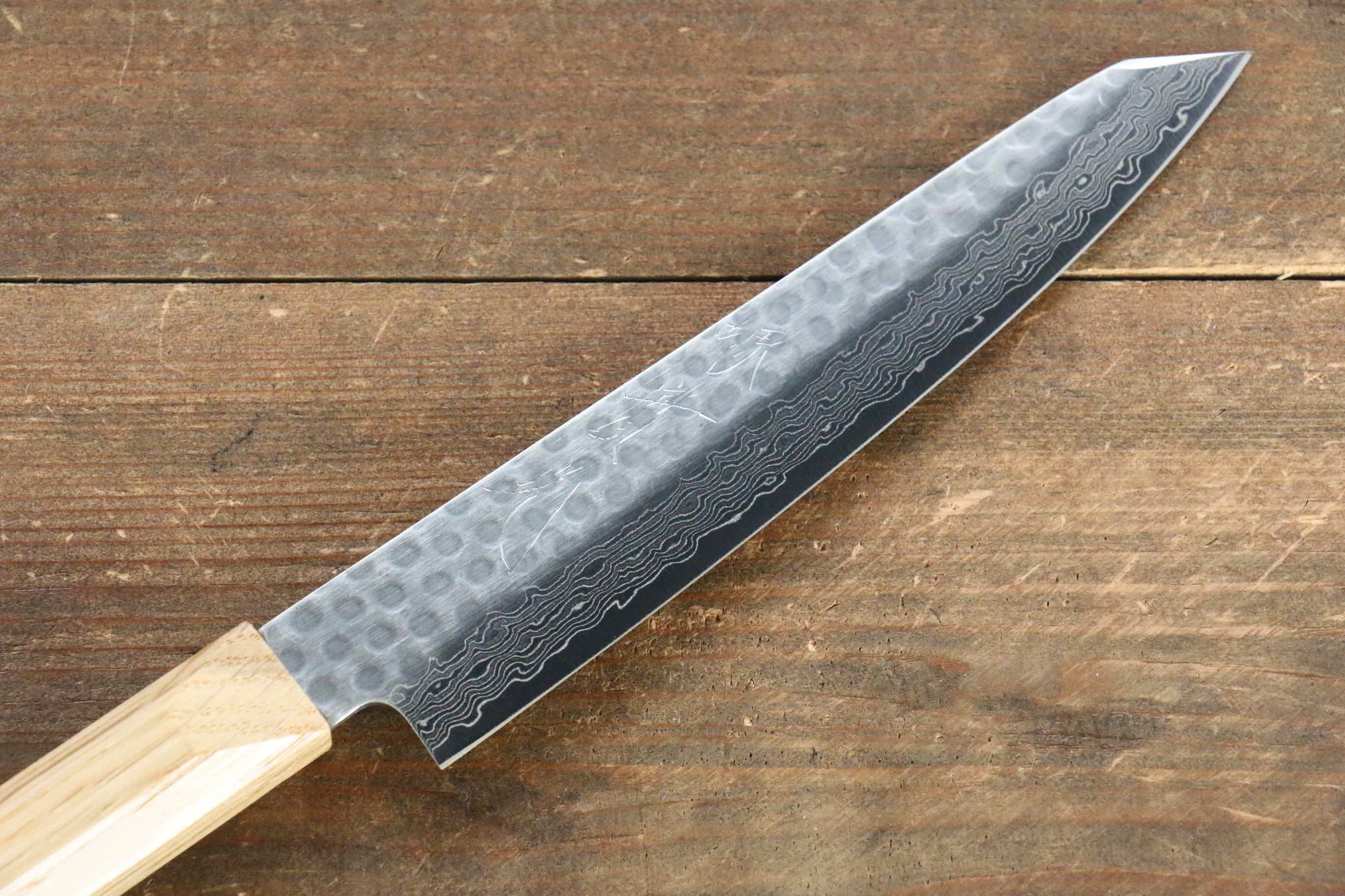 Premium Jikko VG10 17-Layer Kiritsuke Petty Utility Knife 140mm with Oak Handle - Perfect for Sushi, Vegetables & Precision Kitchen Tasks