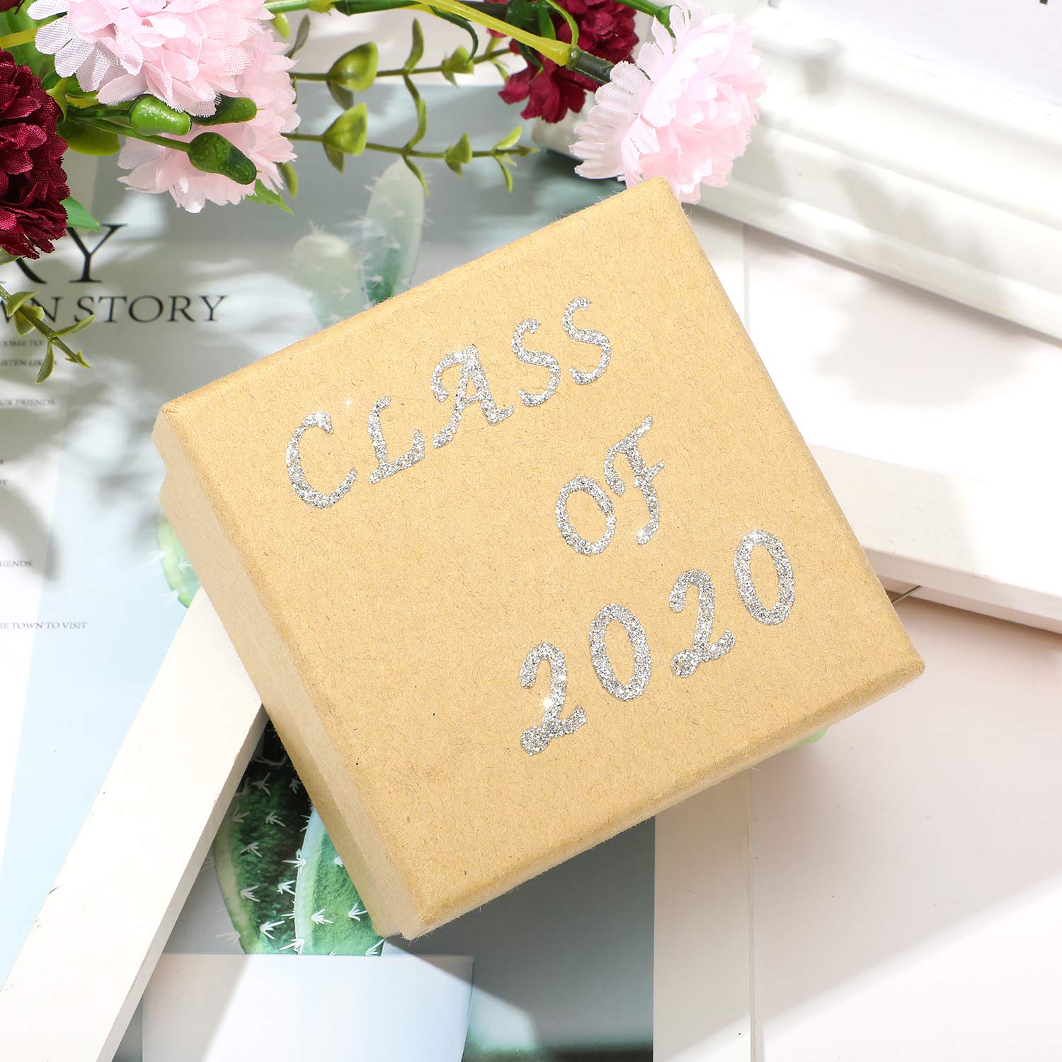 5 Sheets Graduation Cap Stickers - Glitter Alphabet Letter & Rhinestone Number Stickers for DIY Grad Cap Decoration (Silver) | Perfect for Graduation Parties, Photo Props & Craft Projects