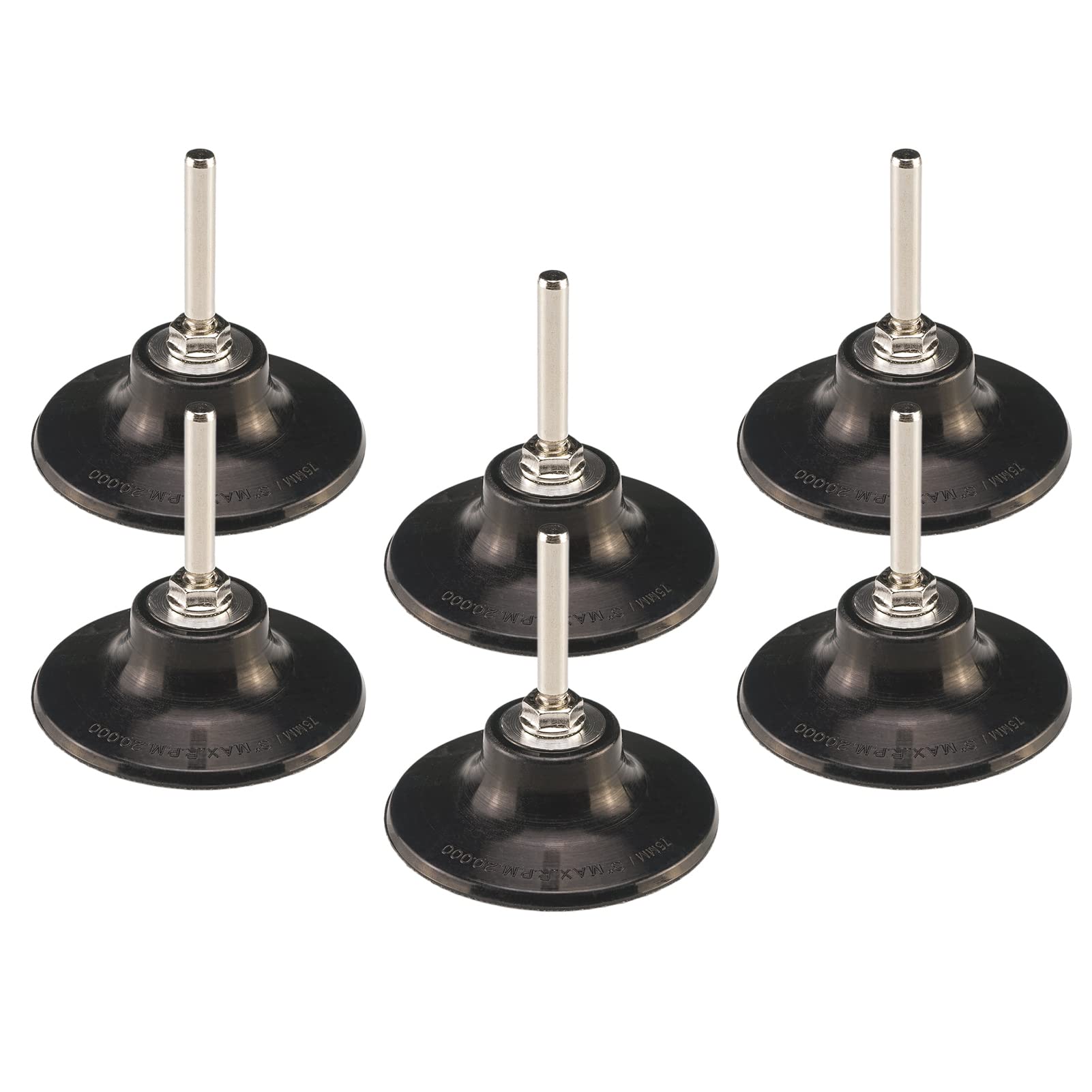 3 Inch Quick Change Disc Pad Holder with 6 Pcs Roll Lock Discs - 1/4