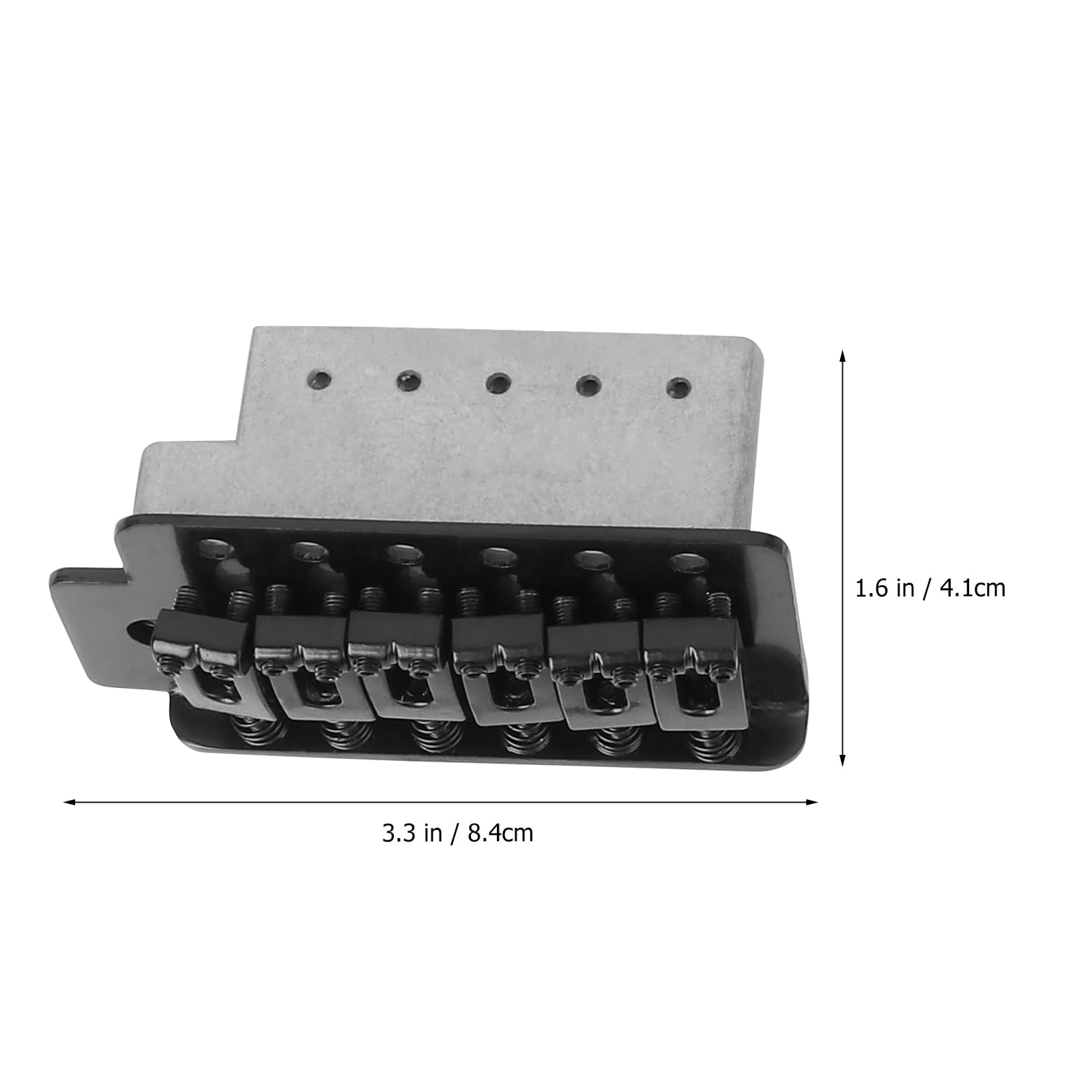 6 String Guitar Bridge & Saddle - Left Handed Electric Guitar Tremolo Bridge Replacement Parts | Perfect for DIY Guitar Repair & Upgrades