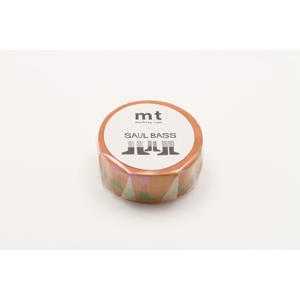 MT Artist Saul Bass Walk Washi Masking Tape - Decorative Japanese Paper Tape for Scrapbooking, Journaling & DIY Crafts