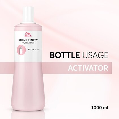 Wella Shinefinity Activator 2% 1L Bottle - Professional Hair Color Developer for Vibrant, Long-Lasting Salon Results - Perfect for At-Home Hair Coloring & Salon Use