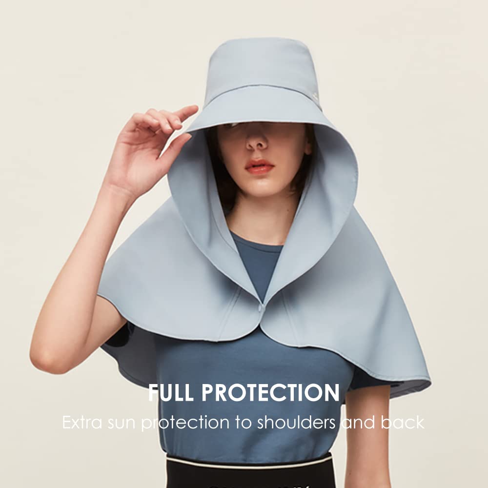 Men's & Women's Sun Hat - UPF 50+ Fishing & Gardening Cap with Neck Flap for Outdoor Activities