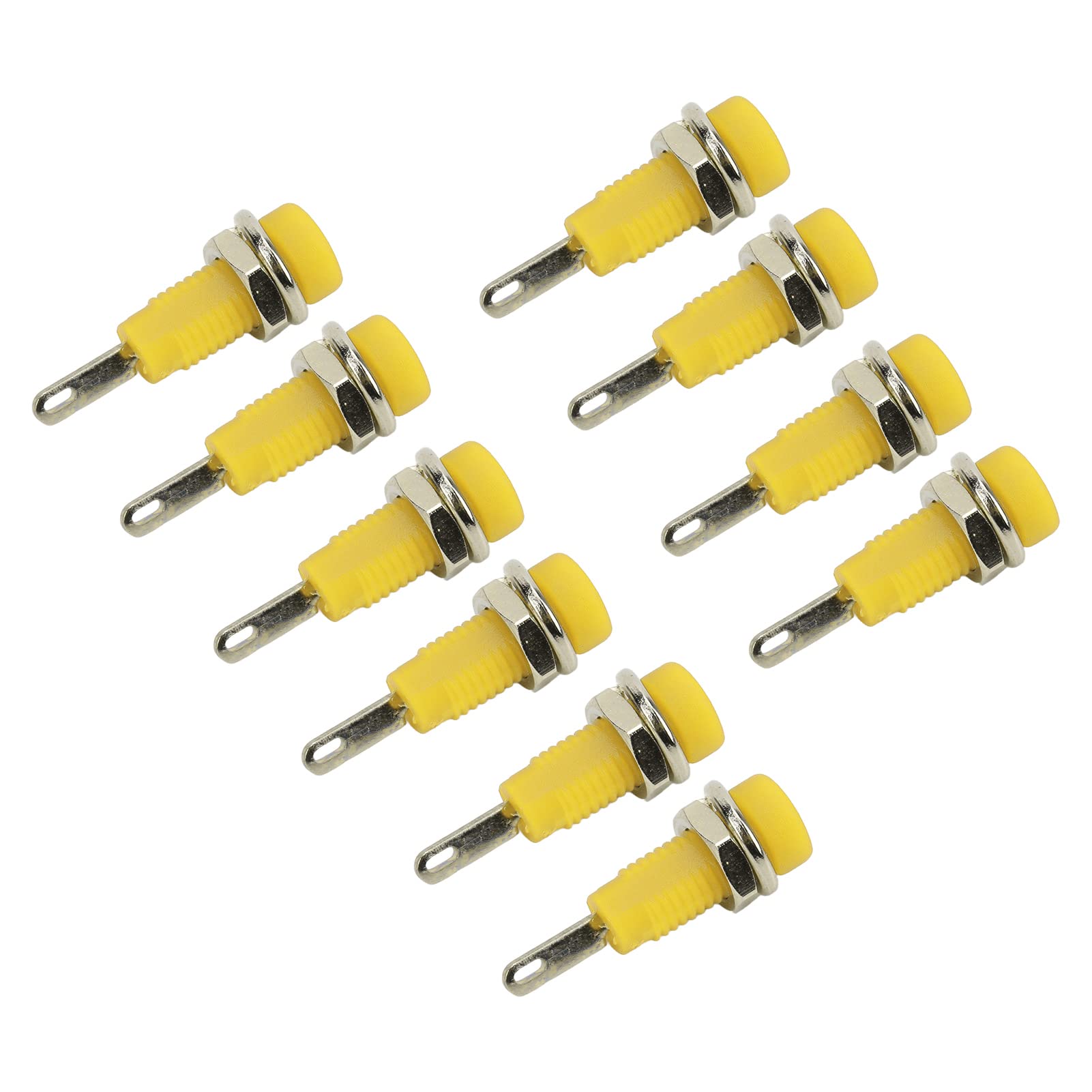2mm Banana Plug Socket - High Speed Brass Connector for Solar Panels | Stable Transmission, Low Loss & High Conductivity | Ideal for Solar Energy Systems & DIY Electronics Projects