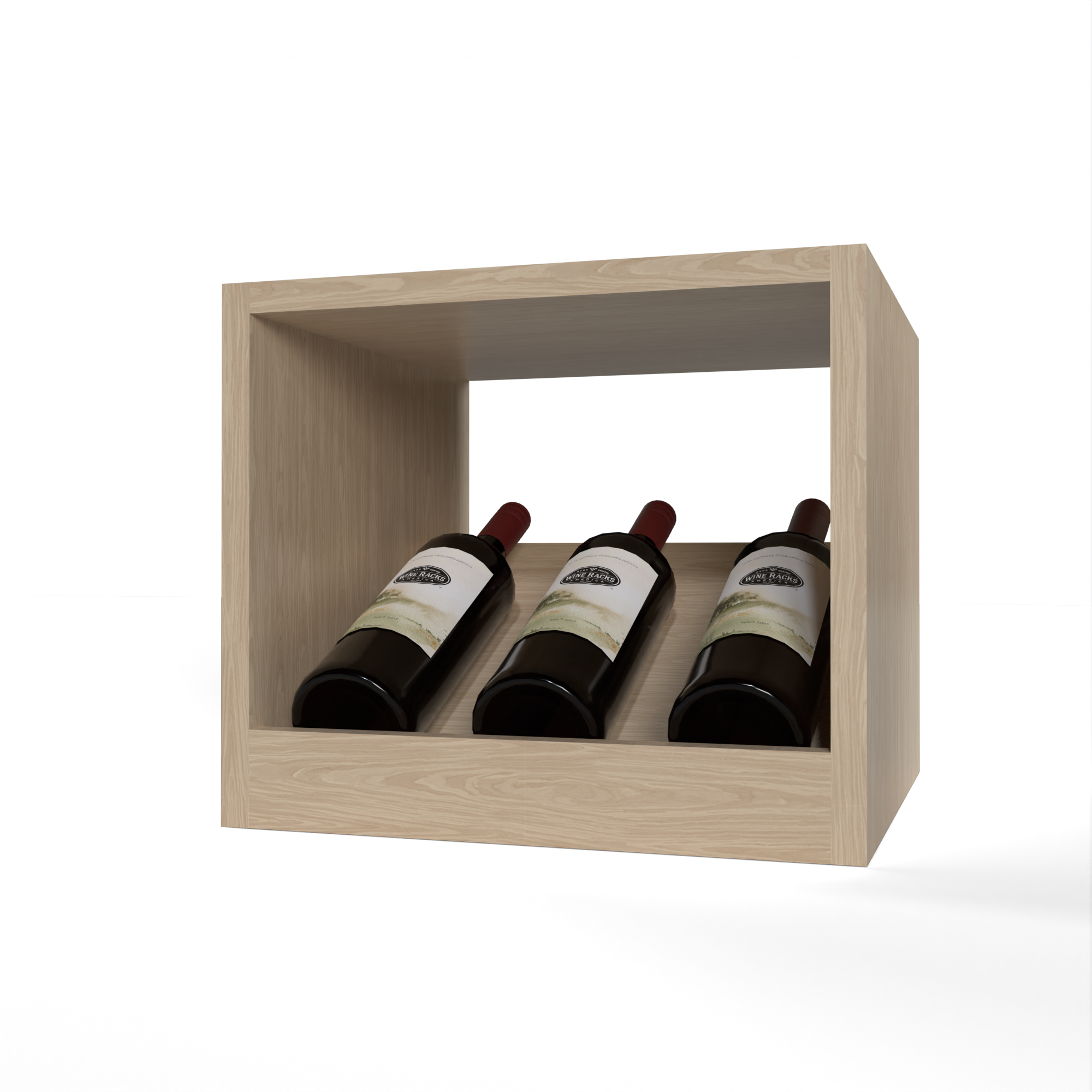 GrandCellar™ 3-Tier Full Depth Elevated Wine Rack - Holds 12 Bottles - Perfect for Kitchen, Dining Room, or Wine Cellar Organization