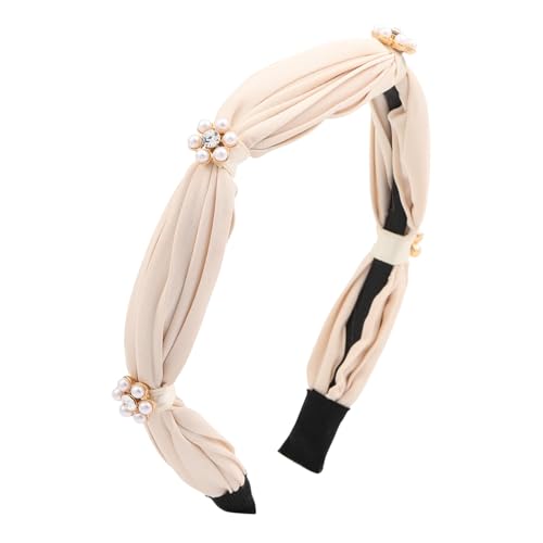 Knotted With Imitation Pearls Headbands