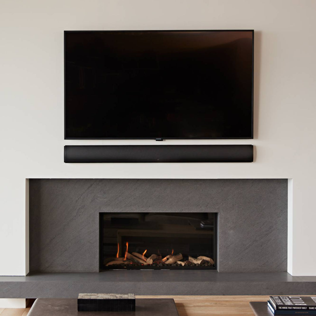 Definitive Technology Mythos 3C On-Wall Passive Soundbar - Premium Home Theater Speaker for Movies, Music & Gaming - Perfect for Living Rooms & Entertainment Spaces