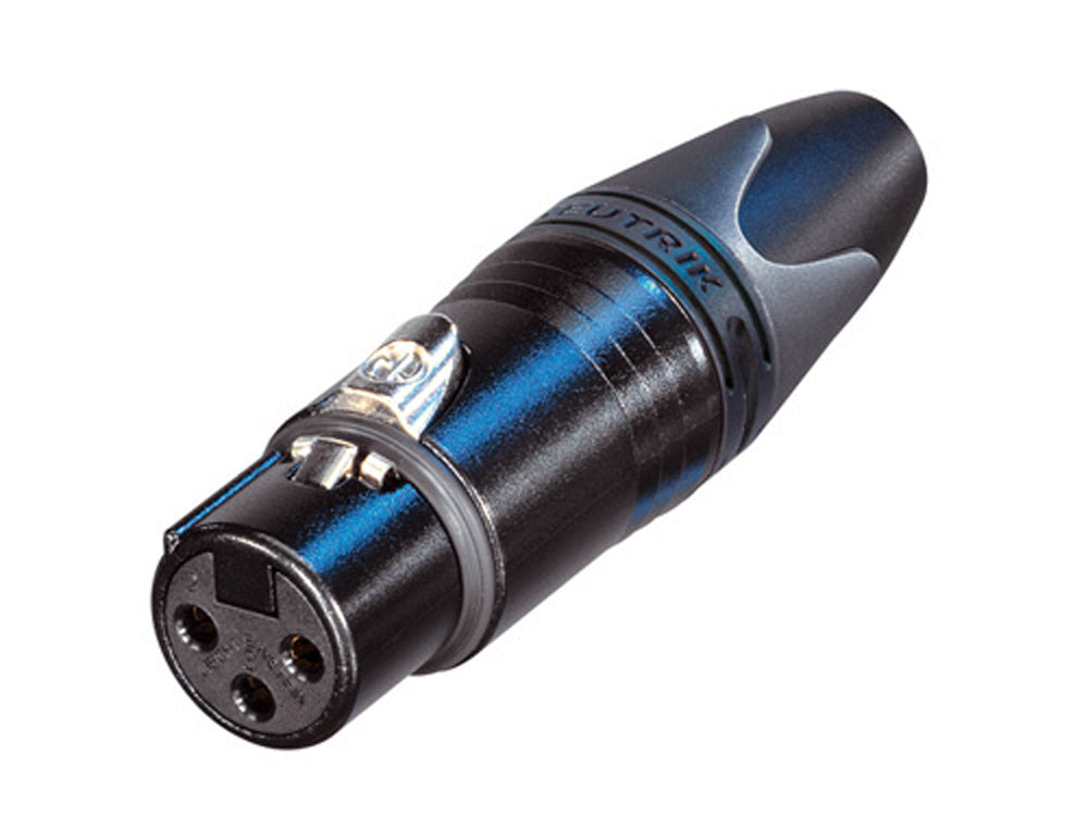 Neutrik NC3FXX XLR Female Connector Plug - Professional Audio Equipment for Studio, Stage & Live Sound Applications