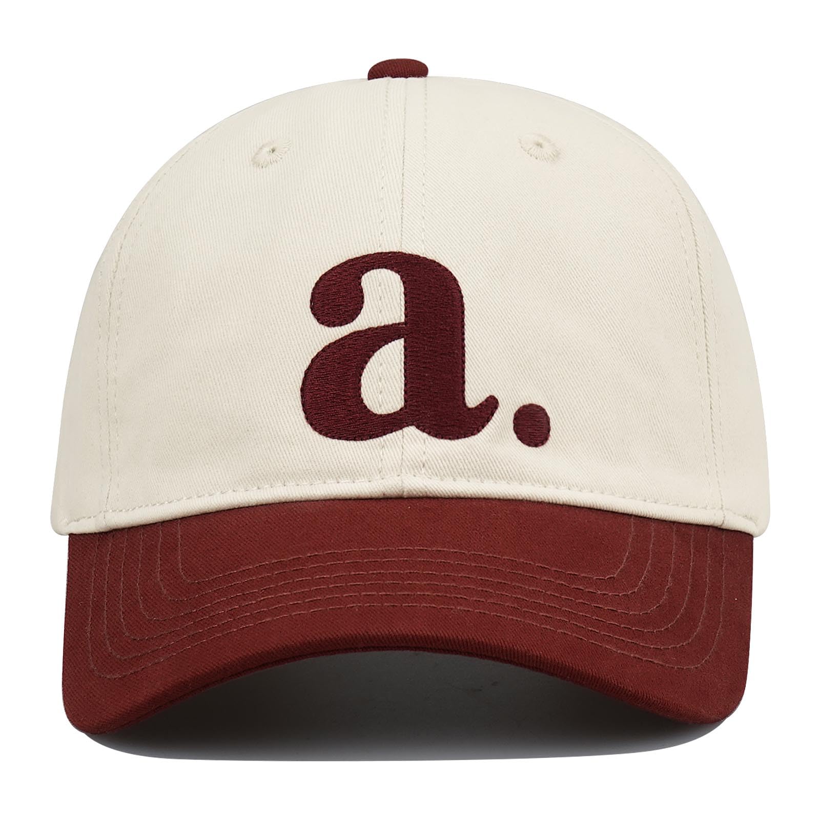 Clakllie Women's & Men's Breathable Baseball Cap - Adjustable Low Profile Trucker Hat for Golf, Dad, Casual Wear | Two-Tone Ball Cap for Outdoor Sports & Daily Use