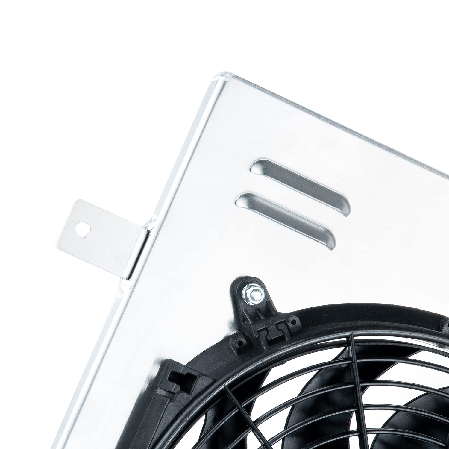 Aluminum Radiator Shroud with Dual 12