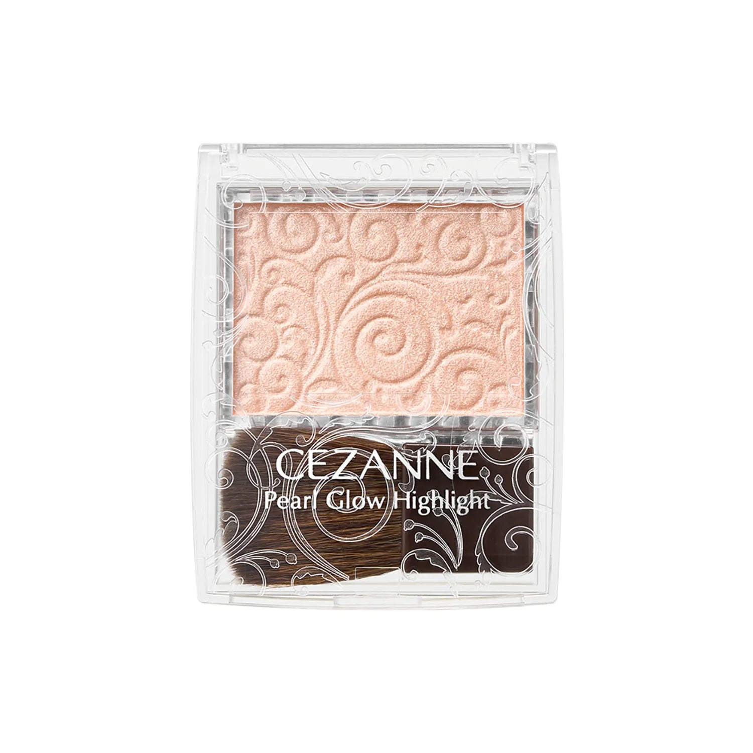 CEZANNE Pearl Glow Highlighter 2.4g - 4 Shimmering Shades for Cheekbones & Face Contouring | Perfect for Daily Makeup & Special Occasions